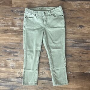 Michael Kors Mint Cropped Jeans